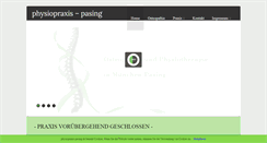 Desktop Screenshot of physiopraxis-pasing.de