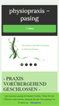 Mobile Screenshot of physiopraxis-pasing.de