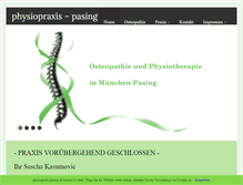 Tablet Screenshot of physiopraxis-pasing.de